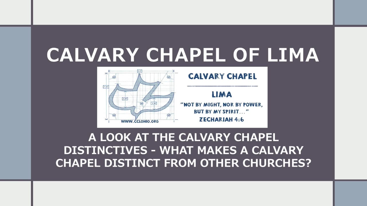 Calvary Distinctives 120325