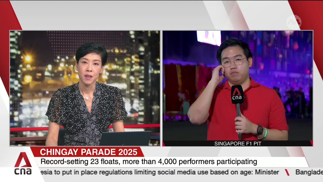 Over 4,000 performers, record 23 food-inspired floats come together for Chingay 2025