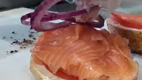 🥯 Insane Smoked Salmon Lox Bagel?! Utopia Bagels NYC 😱✨