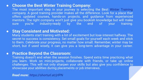 Essential Tips for Success: Mastering Winter Training