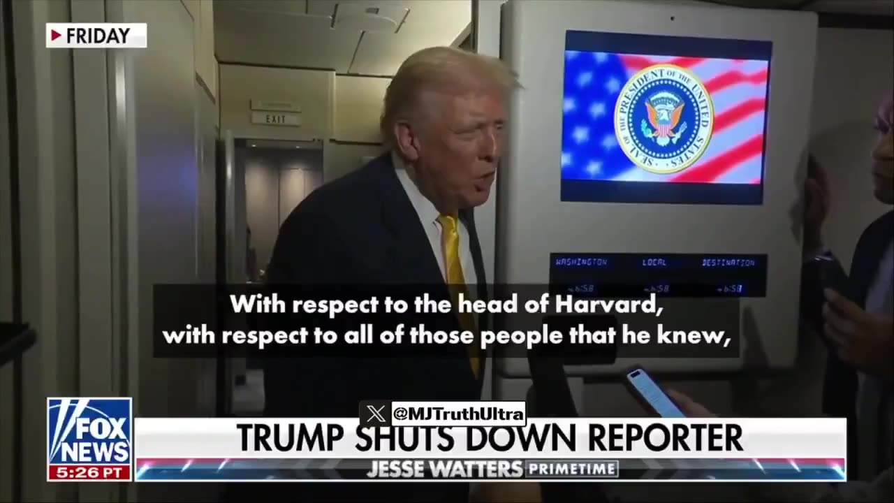 Trump told a reporter: “QUIET PIGGY”