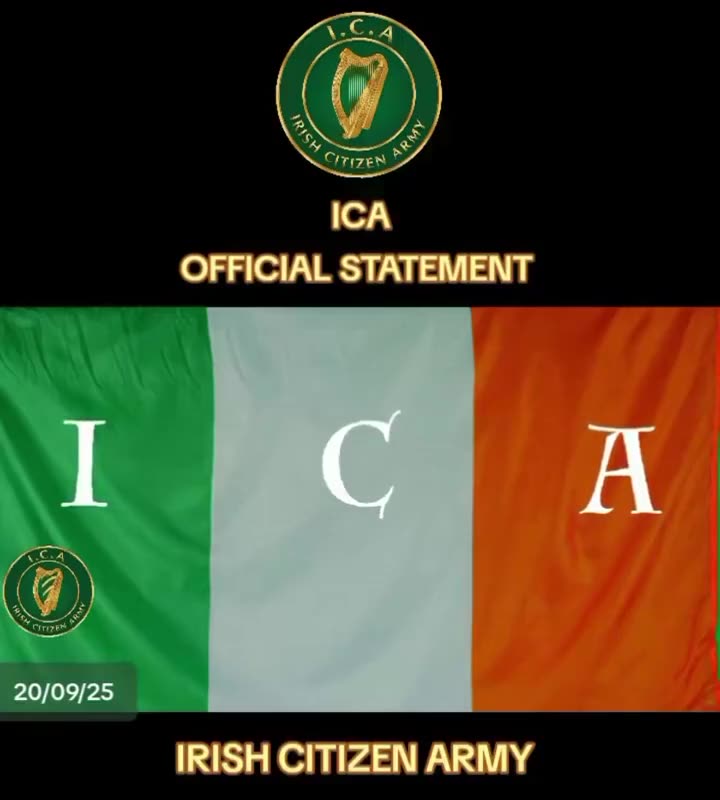 🍀 The IRISH CITIZEN ARMY emerges with epic Action Plan to save Ireland