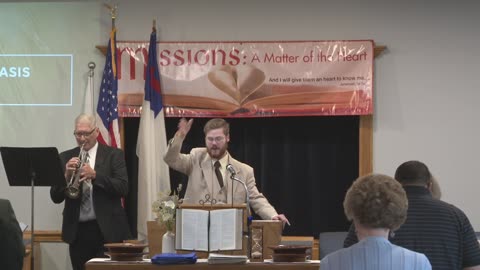 Sunday School. Pastor Troyer; Missions Giving Part 2