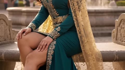 Would you wear this royal dress or just admire the details like I do? #elegantstyle #royalvibes