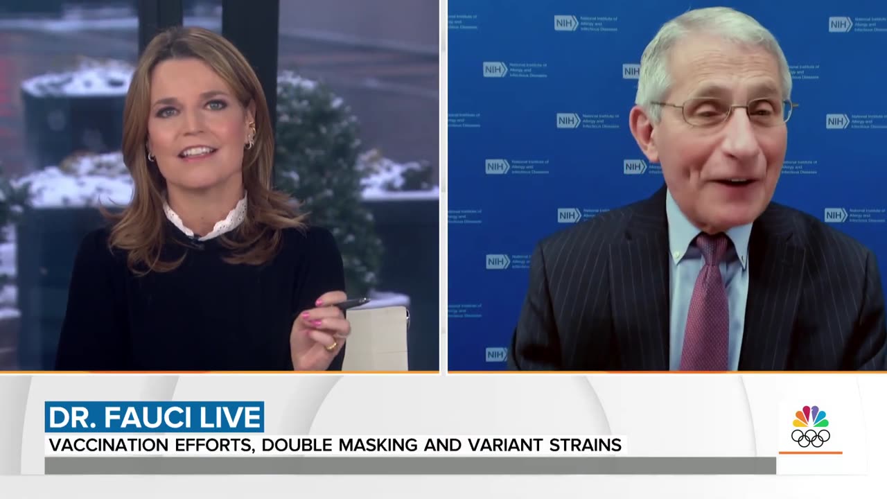 Fauci Demonstrates How to Wear TWO Masks