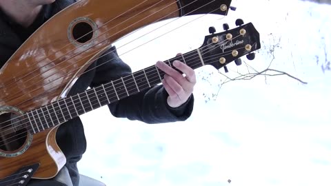 MERRY CHRISTMAS- We Three Kings - 18 String Harp Guitar 🎸