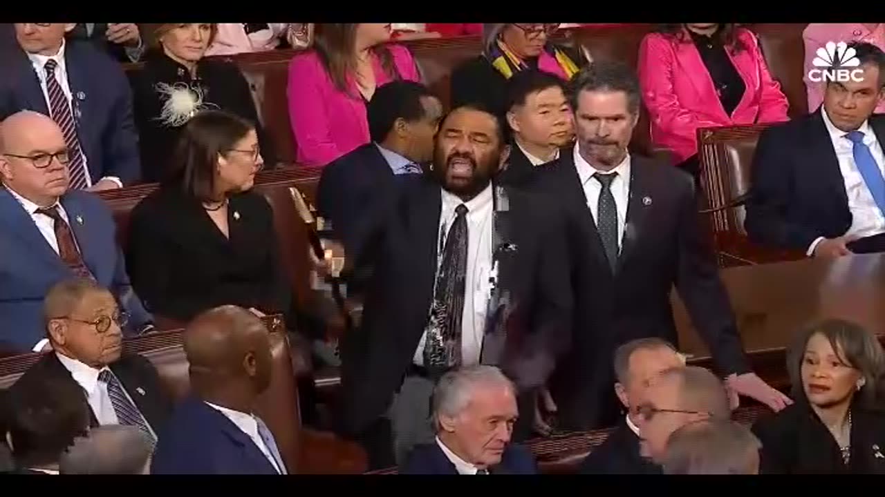 Representative Al Green's walk of shame.