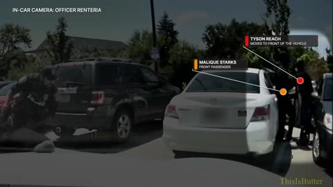 Dashcam shows IMPD officer shot while trying to detain group of suspects