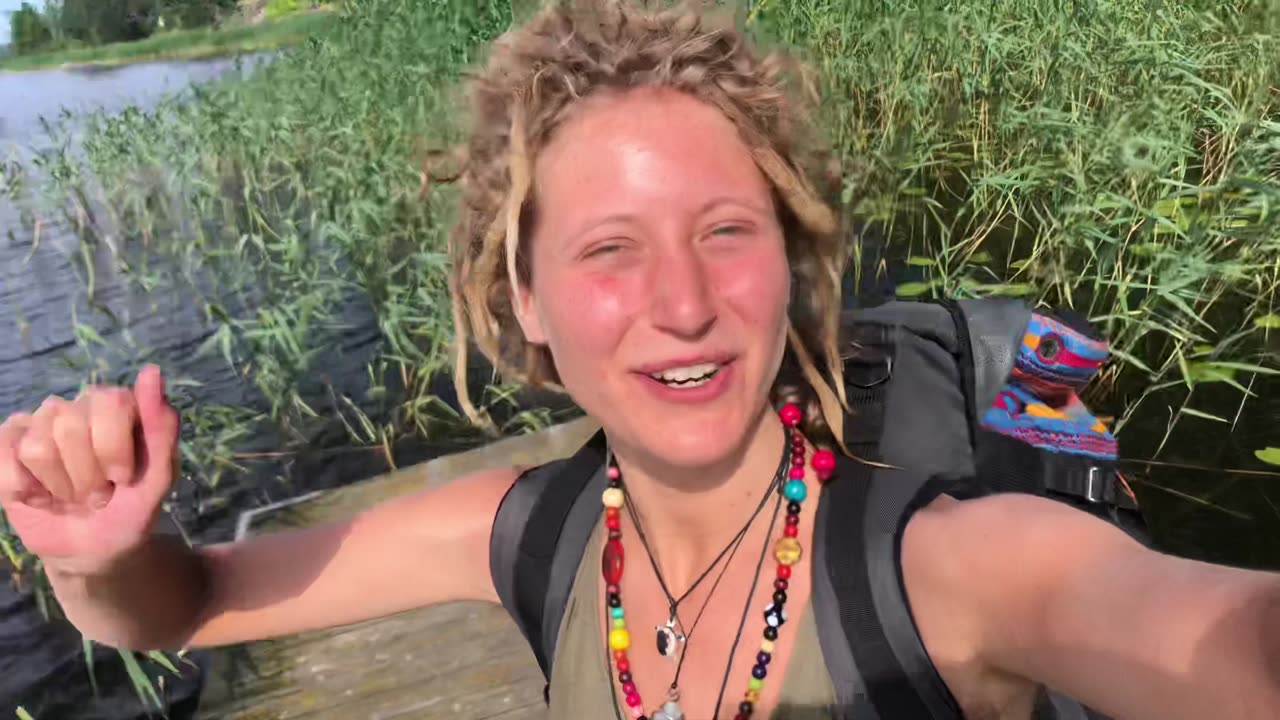 Newly discovered spot by a huge lake in the heart of nature