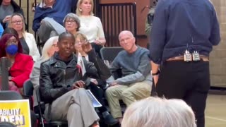 Rep. Eric Swalwell REFUSES to answer when asked why he said men invading women’s locker rooms