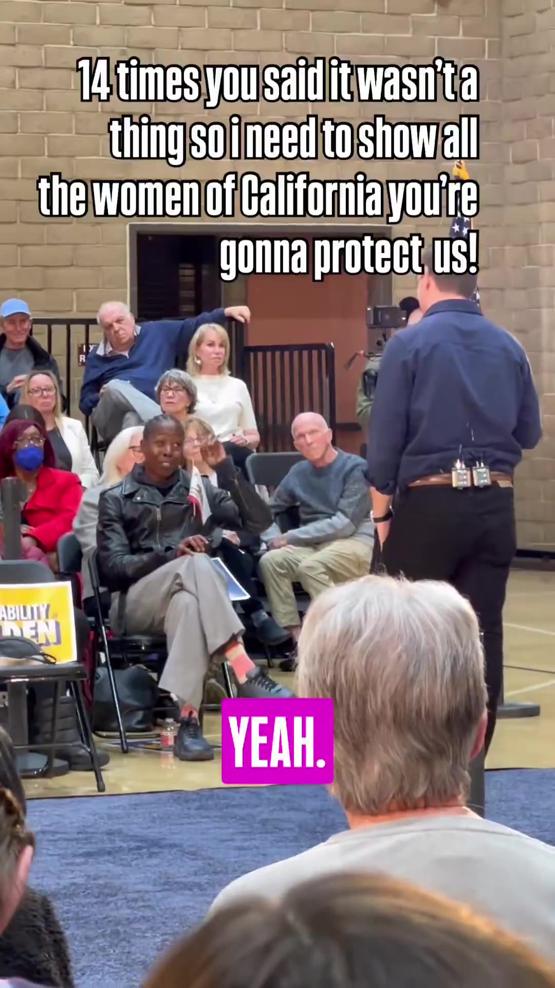 Rep. Eric Swalwell REFUSES to answer when asked why he said men invading women’s locker rooms