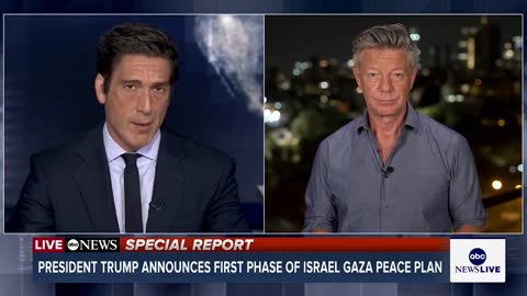 "Make no mistake: this is a huge night," says ABC News on the Gaza peace deal