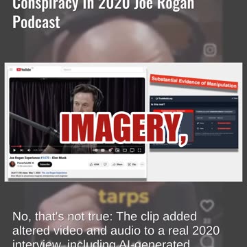 Fact Check: Elon Musk Did NOT Discuss 'Blue Roof Theory' Conspiracy In 2020 Joe Rogan Podcast