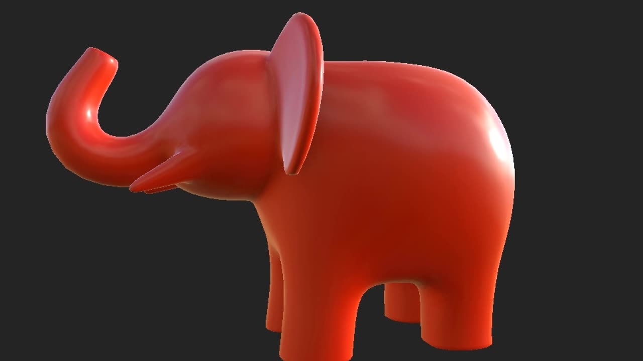 Cute 3D Elephant Ashtray