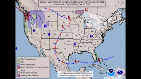 National Weather Forecast (December 15, 2025)