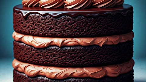 Triple Layer Chocolate Cake