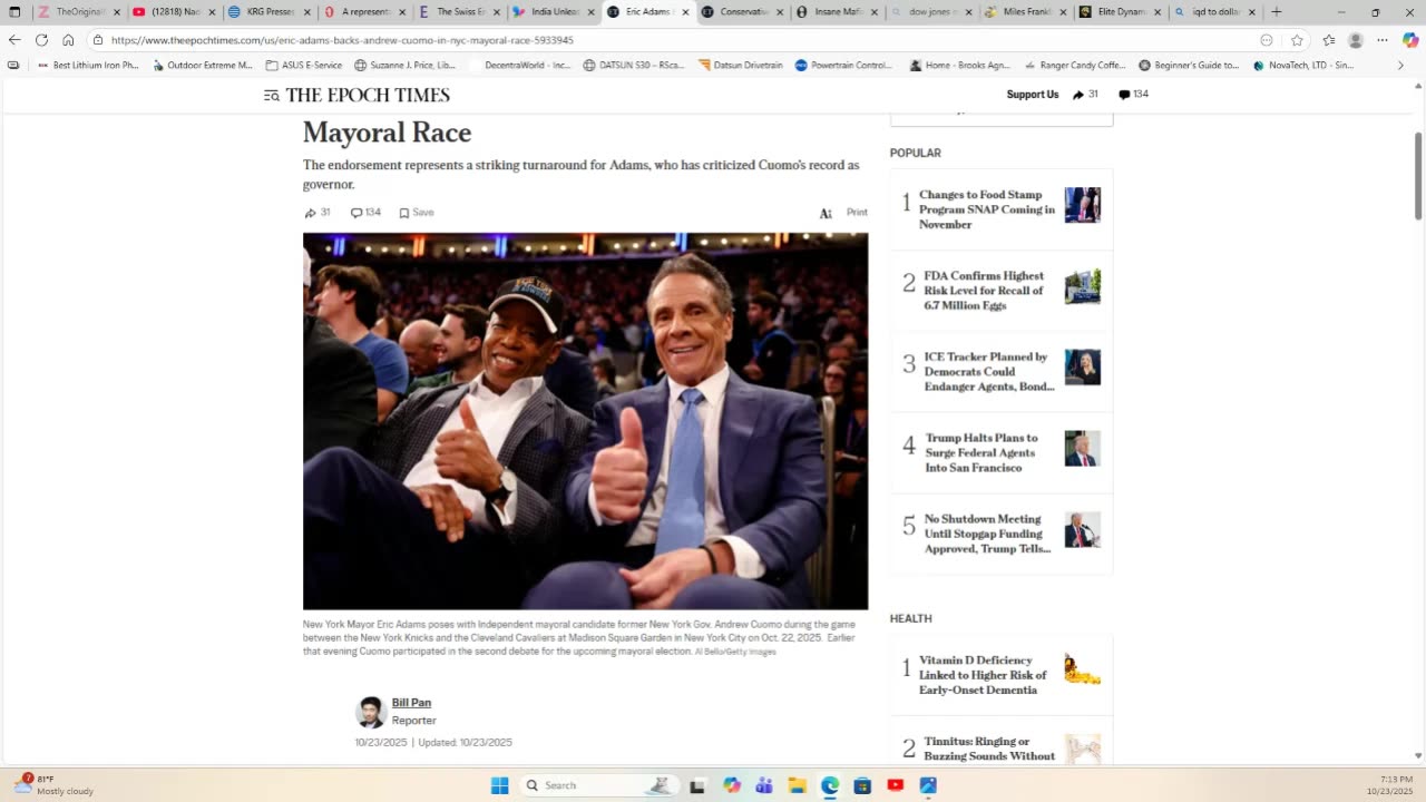 Evening News with MarkZ, joined by Dr. Scott Young.