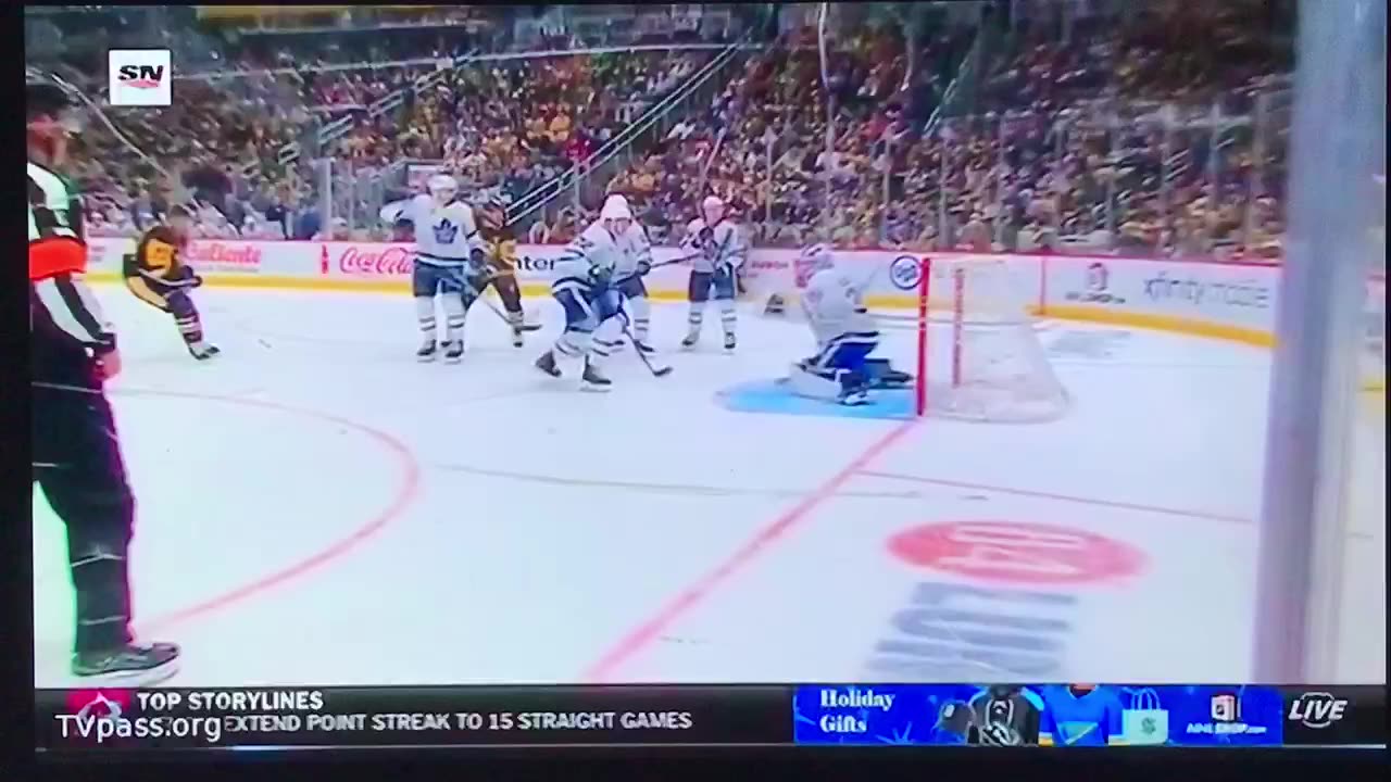 Penguins RW #81 Connor Dewar PP🥅(6)🏒Batted Goal