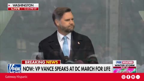 JD Vance thanks pro-life advocates at the March for Life
