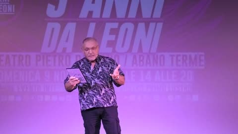 Abano T. 09.11.2025 - 5 Anni da Leoni con Riccardo Rocchesso