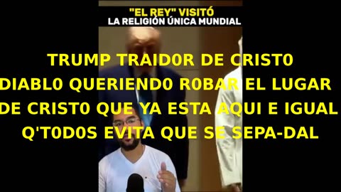 TRUMP INTENTA R0BAR EI CARG0 DE G0BERNANTE MUNDIAL A CRISTO