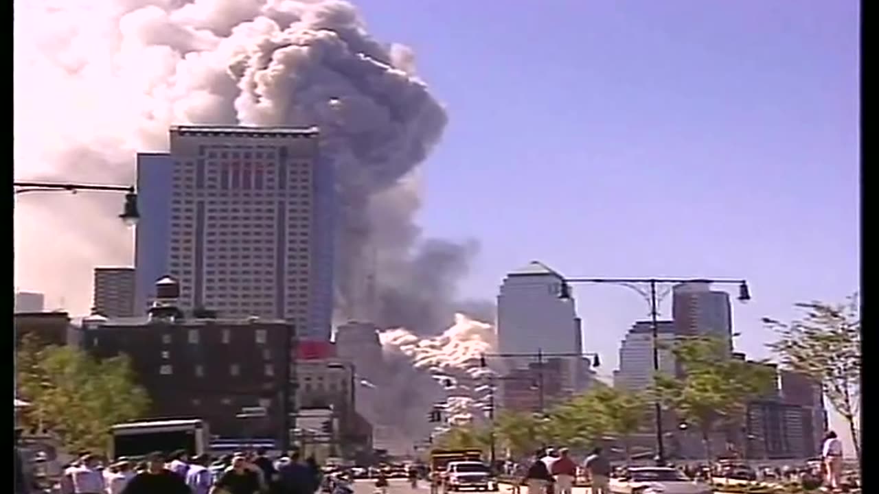 911 North Tower Demolition - West Street And West Face Compilation