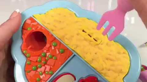 Viral: Magic food plate! 😋#magicfood #cute #dollfood #asmr #asmrsounds #playfood