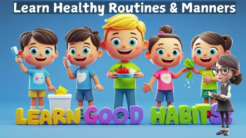 Good Habits for Kids! Learn Healthy Routines & Manners | #Kids #Fun #Songs & #Stories