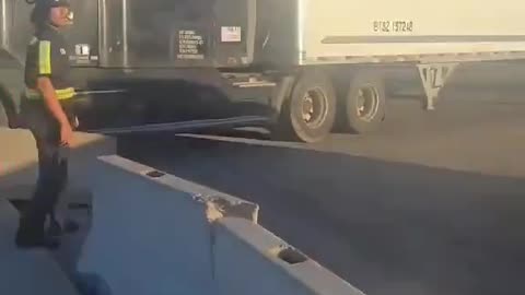 Foreign truck drivers don’t want to be filmed after their screwups.