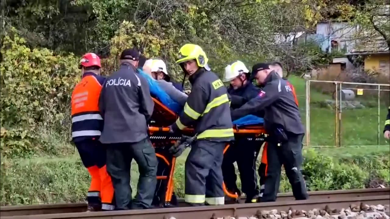 Dozens injured after two trains collide in Slovakia