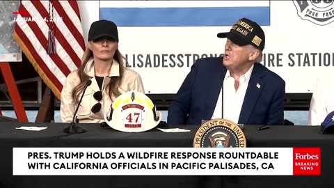 Trump Announces Executive Order 'To Open Up The Pumps & Valves In The North' To Combat CA Wildfires