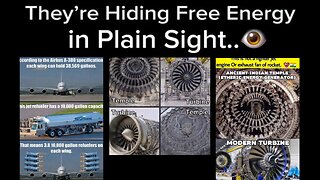 🌚🔺⚜️ Airplanes Run Off Free Energy ✈️ If not, where's all that supposed fuel housed❓