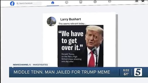 🚨CORRUPT SHERIFF - Tennessee: a liberal in a conservative town arrested for reposting a trump meme