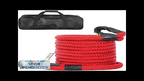 VEVOR 3/4" x 31.5' Kinetic Recovery Tow Rope 19200 lbs Heavy Duty Review