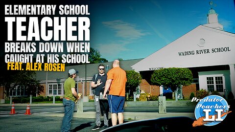 Elementary School Teacher BREAKS DOWN When Caught At HIS SCHOOL (Riverhead, New York)