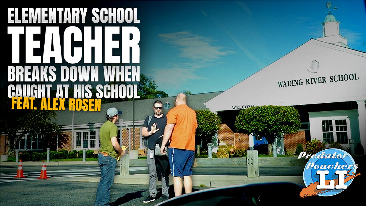 Elementary School Teacher BREAKS DOWN When Caught At HIS SCHOOL (Riverhead, New York)