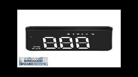 M1/M3 Auto HUD OBD2 Head Up Display Projection on Glass Car Speed Review