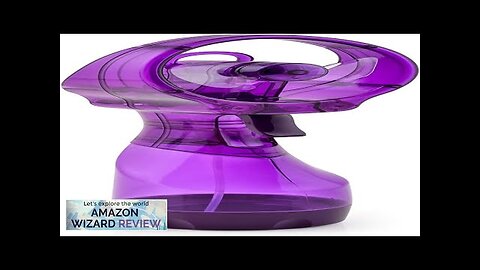 O2COOL Deluxe Handheld Battery Powered Water Misting Fan (Purple) Review