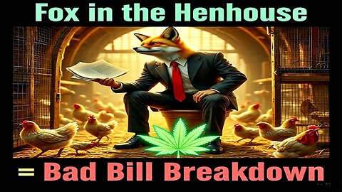 Fox in the Henhouse! Bad Bill Breakdown: Cannabis Legislation