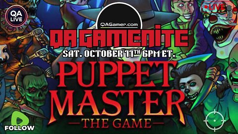 🎭QAGameNite | Puppet Master the Game