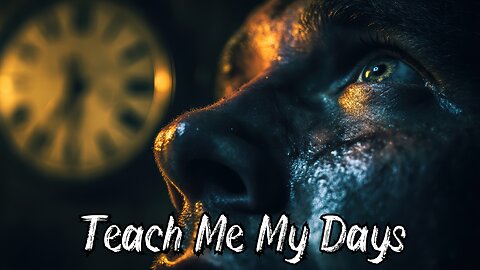 Teach Me to Count My Days | Christian Rock Lyric Video About Life's Fleeting Seconds