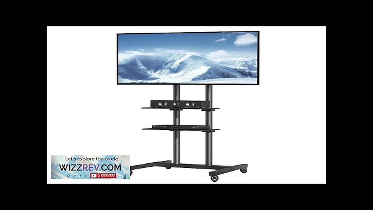 VEVOR Mobile TV Stand Mobile TV Cart for 32 to 70 inch Review