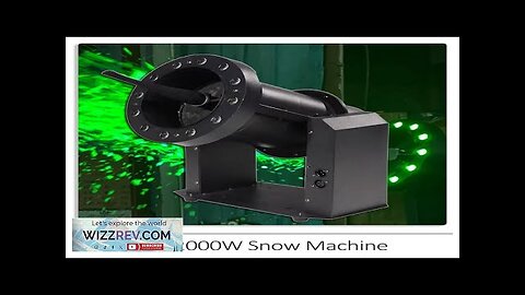 New LED 2000W Sonw Machine Moving Head DMX512 Remote Control DJ Disco Review