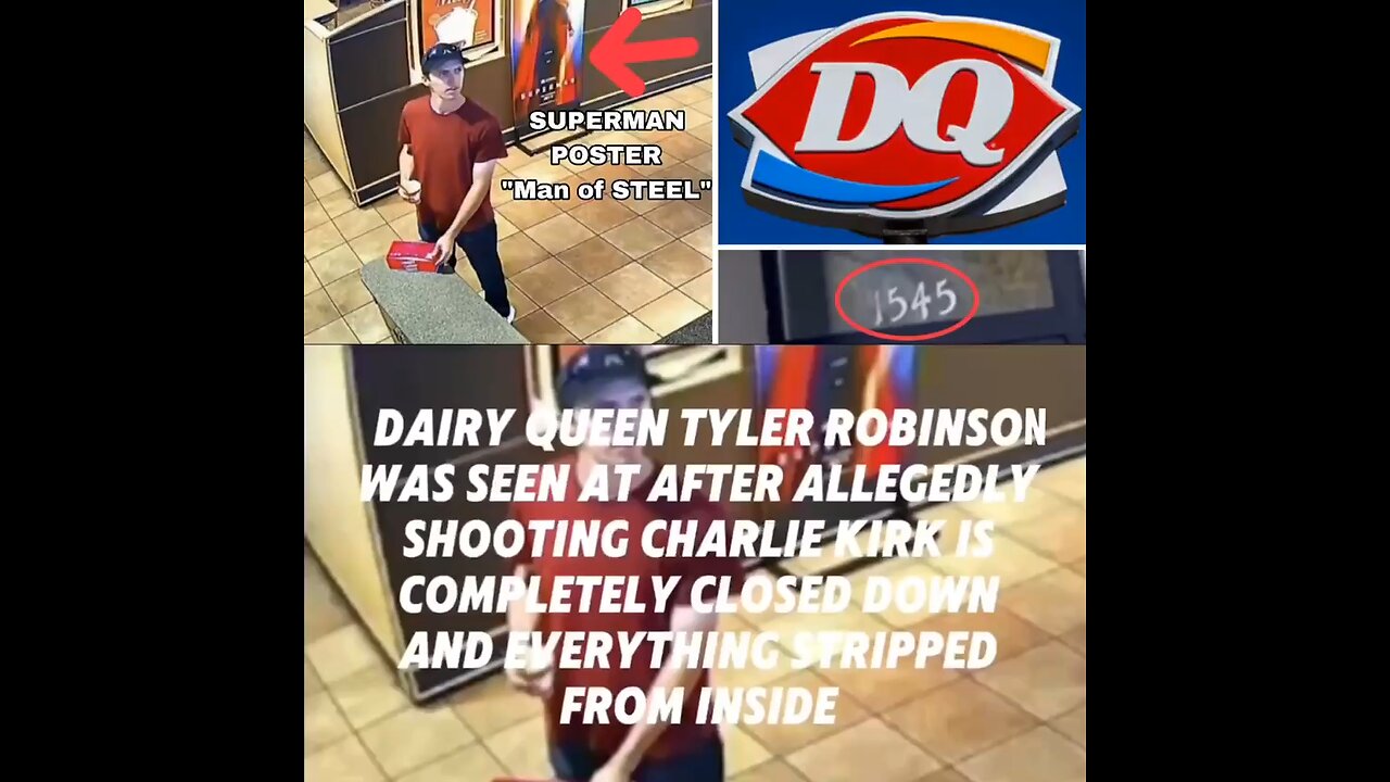 Dairy Queen where Tyler Robinson was being torn down