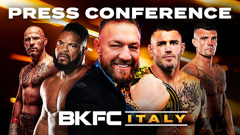 BKFC ITALY PRESS CONFERENCE | LIVE!