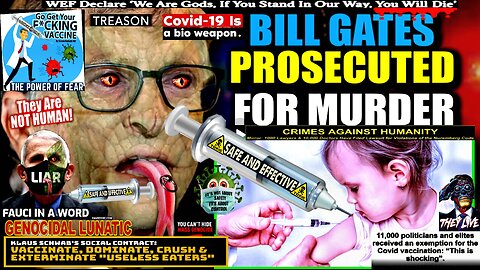 Judge Warns Bill Gates Facing Life In Prison For 'Murdering Millions' Via mRNA (compilation version)