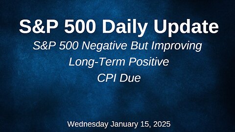 S&P 500 Daily Market Update Wednesday January 15, 2025