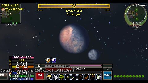 Secunda and masser in minecraft WIP