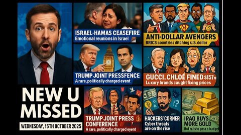 NEWS U MISSED WITH PAUL BROOKER & DREW DEMI WEDNESDAY 15TH OCTOBER 2025