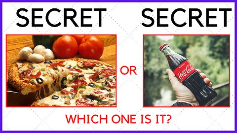 Secret Pizza, or Secret Soda?